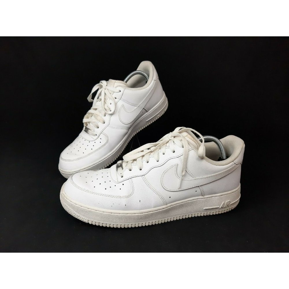 Nike Air Force 1 AF1 Low Triple White Sneaker Shoes 315122-111 Men’s Size 13